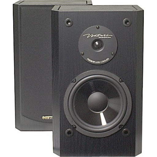 BIC America DV62si Bookshelf Speakers (Pair, Black)