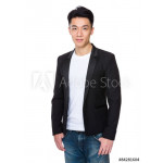 Stretch Cotton Blazer